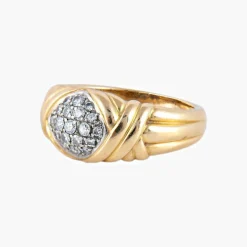 Bague Or jaune Diamants