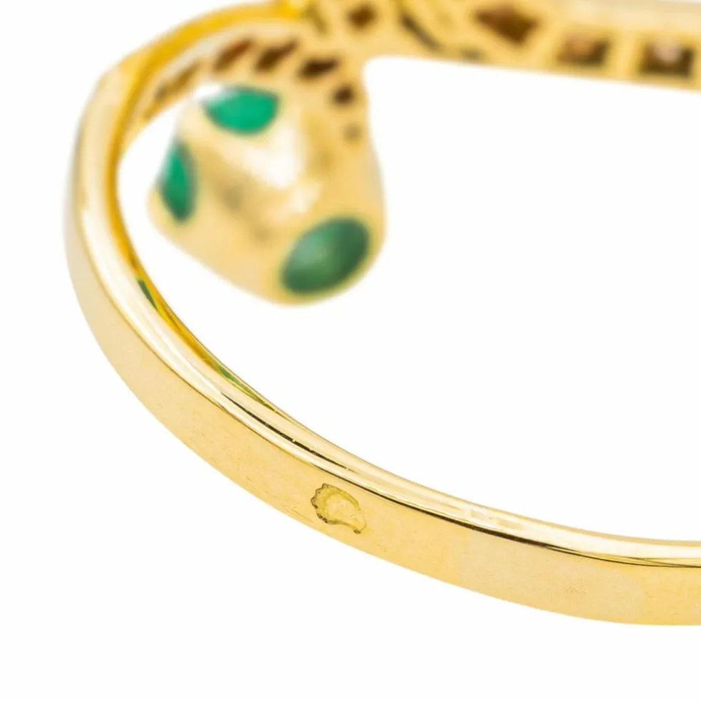 Bague Or jaune Emeraude
