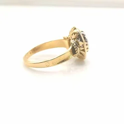 Bague Or Jaune et Améthyste