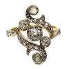 Bague Or jaune et blanc Diamants