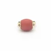 Bague or jaune et corail