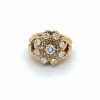 Bague or jaune et diamants