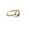 Bague or jaune et diamant