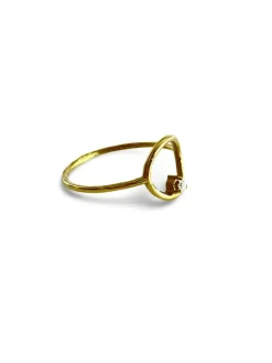 Bague or jaune et diamant