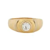Bague or jaune et diamant taille ancienne