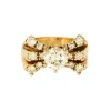 Bague or jaune et Diamants