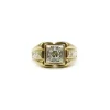 Bague or jaune et diamants