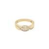 Bague or jaune et diamants