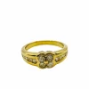 Bague or jaune et diamant