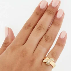 Bague Or Jaune et Diamants