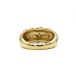 Bague or jaune et diamants