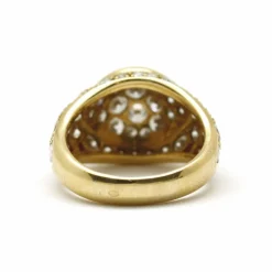 Bague or jaune et diamants