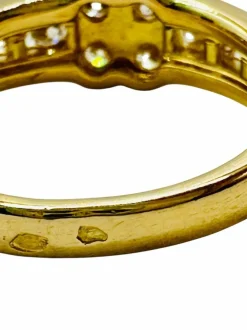 Bague or jaune et diamant