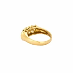 Bague or jaune et diamant