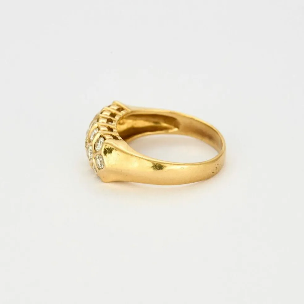 Bague or jaune et diamant