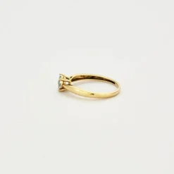 Bague OR JAUNE et DIAMANTS