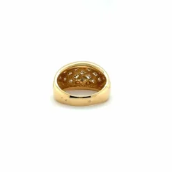 Bague or jaune et diamants