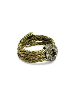 Bague or jaune et diamants 0,12 ct