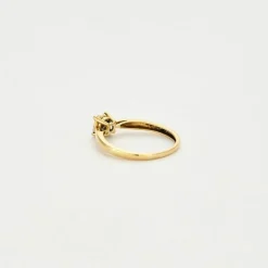 Bague OR JAUNE et DIAMANTS