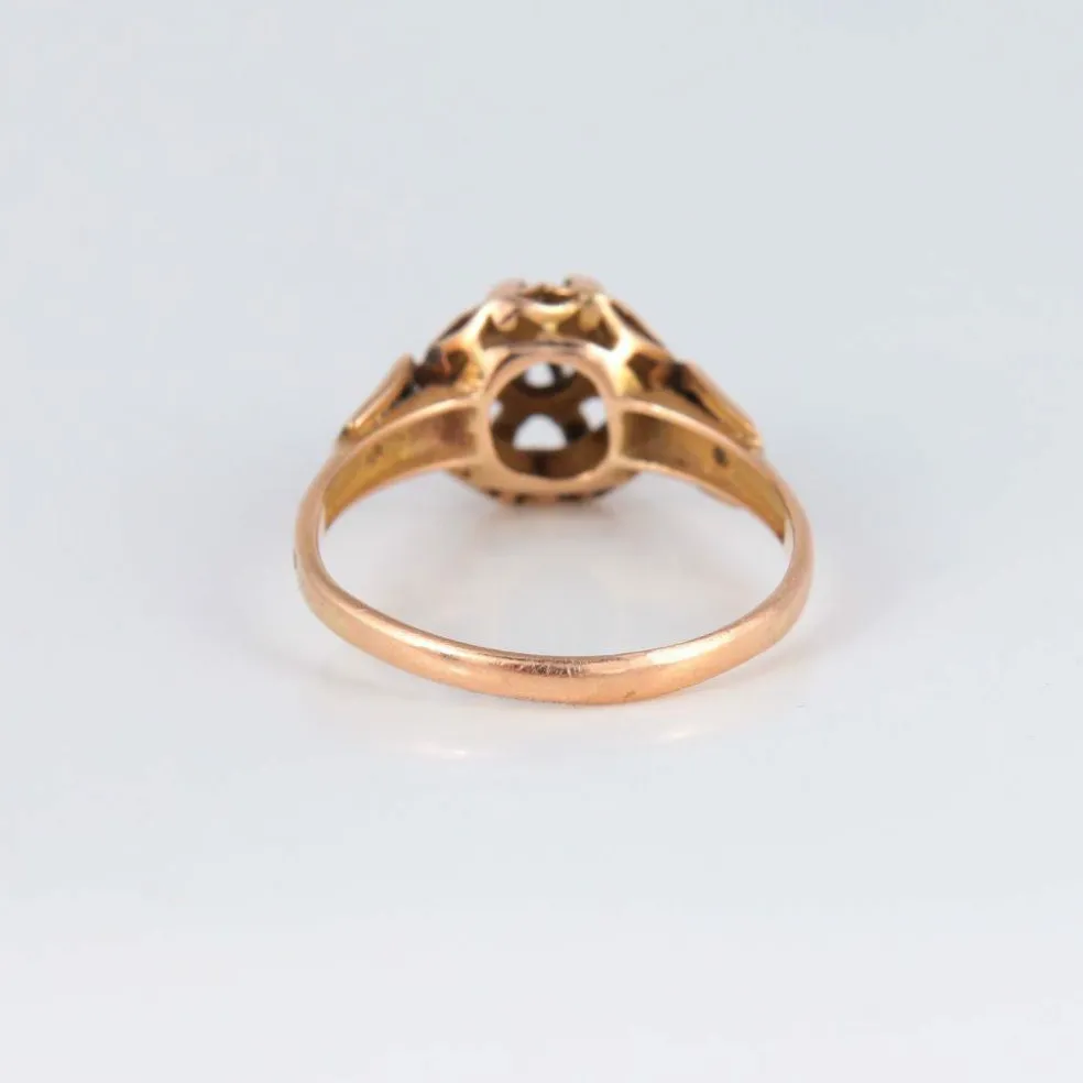 Bague or jaune et diamant