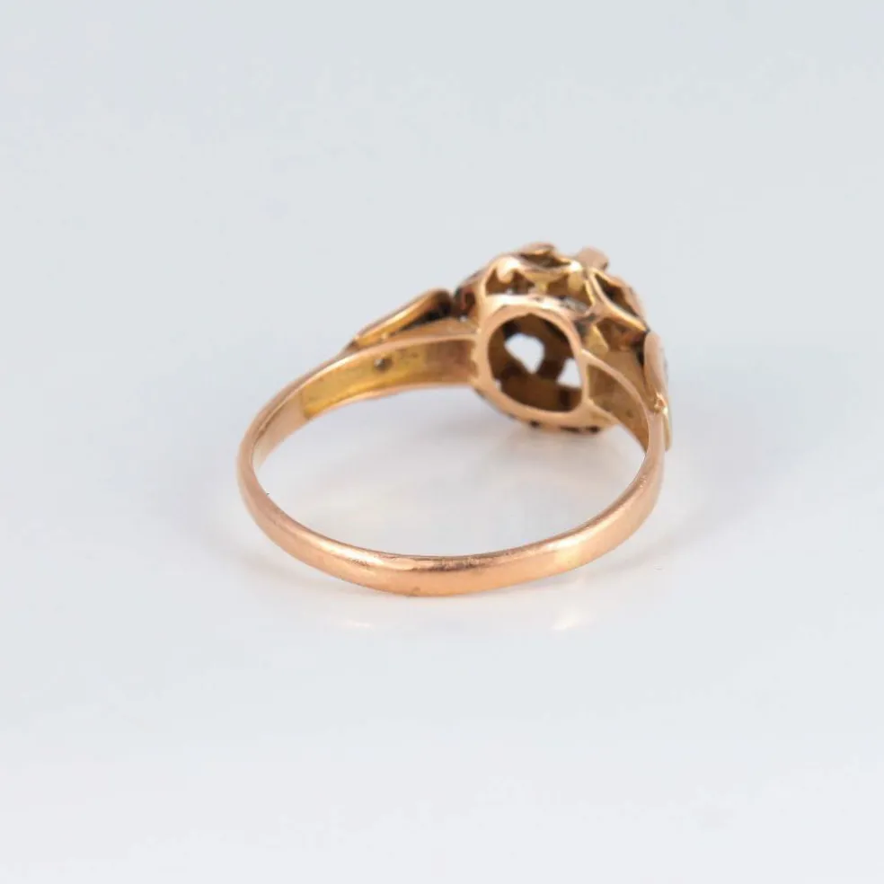Bague or jaune et diamant