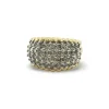 Bague or jaune 18K et diamants 1,65 ct
