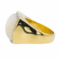 Bague Or jaune Nacre