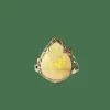 Bague or jaune opale
