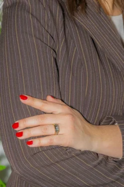 Bague Or jaune, Or blanc Diamant