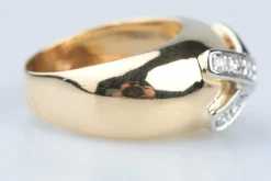 Bague Or jaune Or blanc Diamant