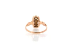 Bague or jaune or rose et perles fines