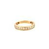 Bague Or jaune pavage Diamants