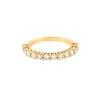 Bague Or jaune pavage Diamants