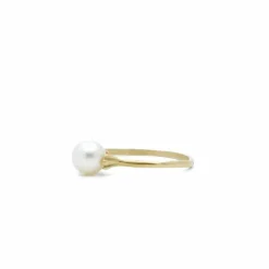 Bague Or jaune Perle