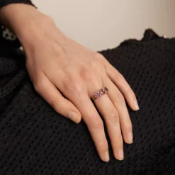 Bague Or jaune, Rubis