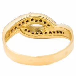 Bague Or jaune Rubis