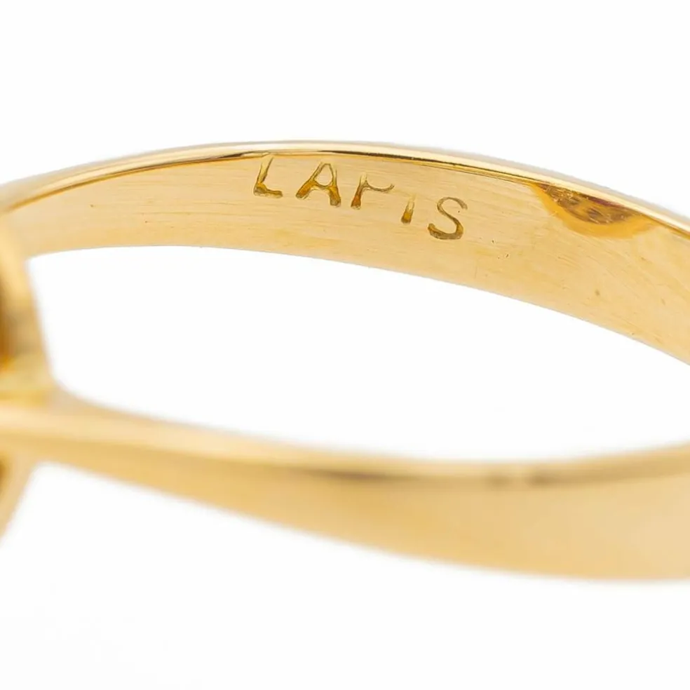 bague Or jaune Rubis