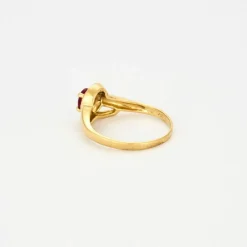 Bague or jaune Rubis et diamants