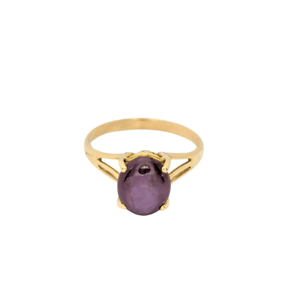 Bague Or jaune Saphir