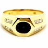 Bague Or jaune Saphir