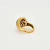 Bague or jaune saphir