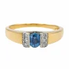 Bague Or jaune Saphir
