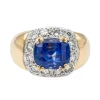 Bague Or jaune Saphir