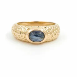 Bague Or jaune Saphir