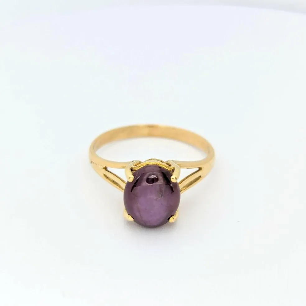 Bague Or jaune Saphir