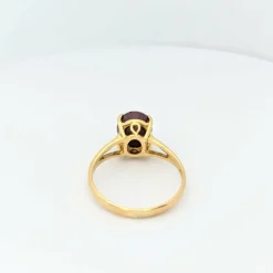 Bague Or jaune Saphir
