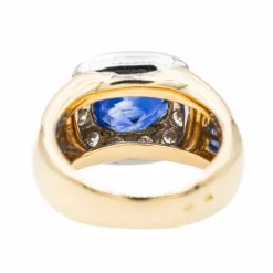 Bague Or jaune Saphir