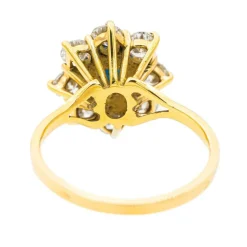 Bague Or jaune Saphir