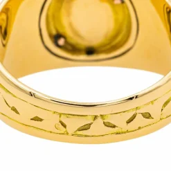 Bague Or jaune Saphir