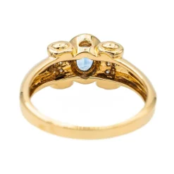 Bague Or jaune Saphir